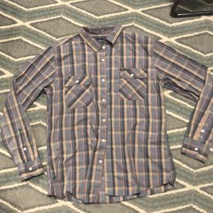 BRIXTON clean plaid button down